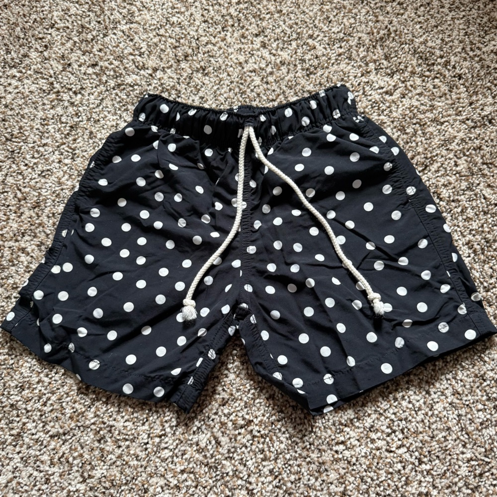 Black Polka Dot bathing suit size 8